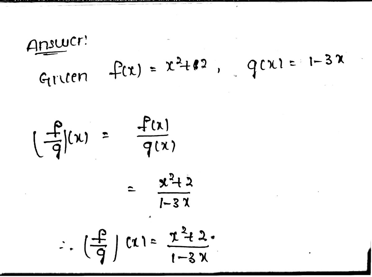 Algebra homework question answer, step 1, image 1